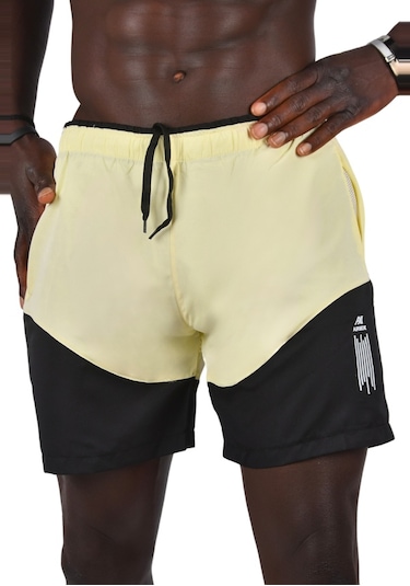 Deepsea Erkek Sarı Hızlı Kuruyan Deniz Şortu 2403000