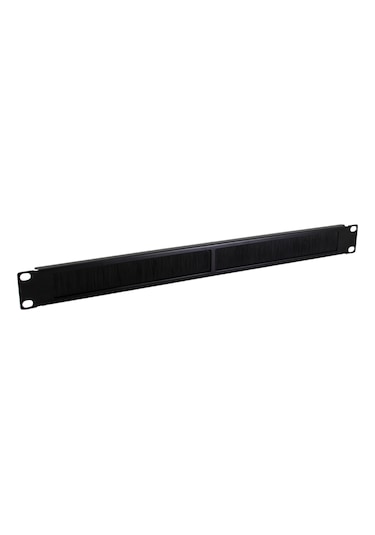 Amp Connect 19" 1U Fırçalı Çift Bölmeli Organizer
