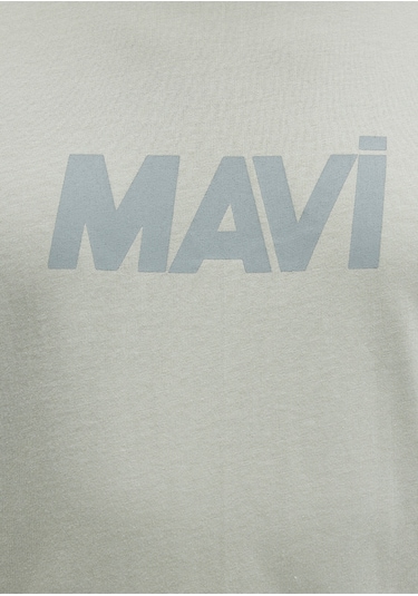 Mavi - Mavi Logo Baskılı Yeşil Tişört 0612896-83995 Yeşil