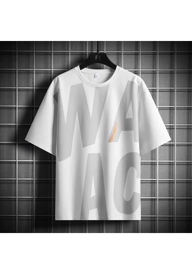 Erkek Kısa Kollu Tişört, 6856 Beyaz Diğer