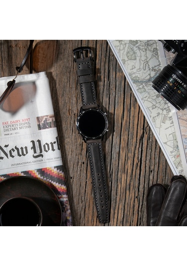 Vagave Huawei  Watch 4 GT2E GT3 Pro 20 22 MM Deri Kordon