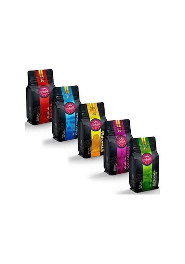 Anisah Dünya Filtre Kahve Çekirdek Set 5 x 250 G