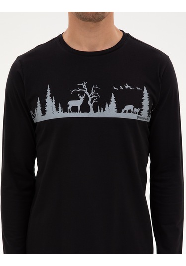 Pierre Cardin Erkek Siyah Pijama Takım 50322636-001 Siyah