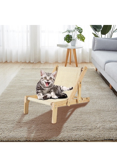 Homyl Kedi Şezlong Hamak Yatak Taşınabilir Dinlenme Kediler