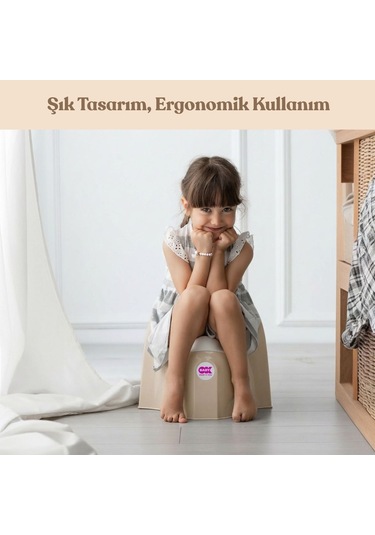 Okbaby Pasha Eğitici Koltuk Oturak Bej