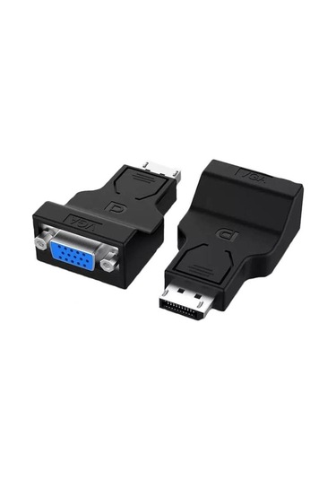 Display Port To Vga Çevirici, Dp To Vga, Display To Vga Görüntü Aktarıcı Çevirici, Dönüştürücü Diğer
