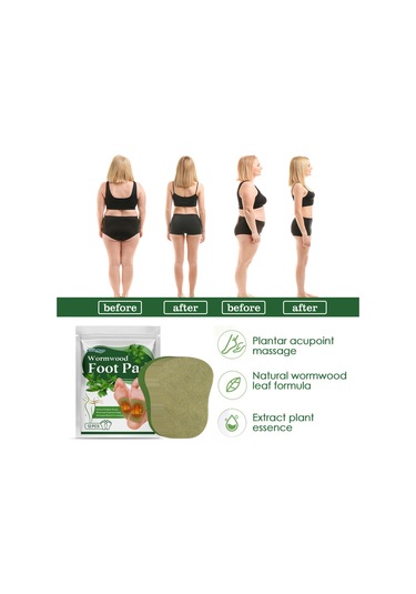 Vkemall Güney Ay Pelinli Ayak Bantları - Stres Azaltma Ve Kan Dolaşımını İyileştirme, 12 Adet