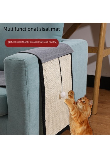 Shineyee Kedi Tırnak Bakımı İçin Dayanıklı Kenevir Mat - Koltuk Koruması, Kolay Temizlenir, Toptan Alım Seçeneği