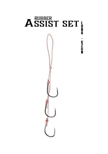 Fujin Rubber Üç Kancalı Assist Uzun 10.5cm 2 Adet H21-01