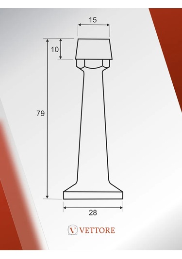 Vettore Kapı Sınırlayıcı, Durdurucu 38119434