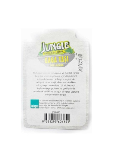 Jungle Kuşlar için Gaga Taşı Yuvarlak