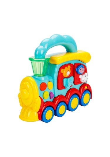 Sesli Ve Işıklı Küçük Tren Müzikli & Işıklı Bebek Oyuncağı, Hayvan Sesli Tren, Eğitim Oyuncağı