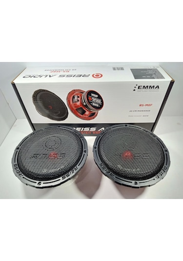 Reiss Midrange 20cm - 300w Reiss Rs-m8f 20cm Midrange Hoparlör - Reiss Sticker Hediyeli