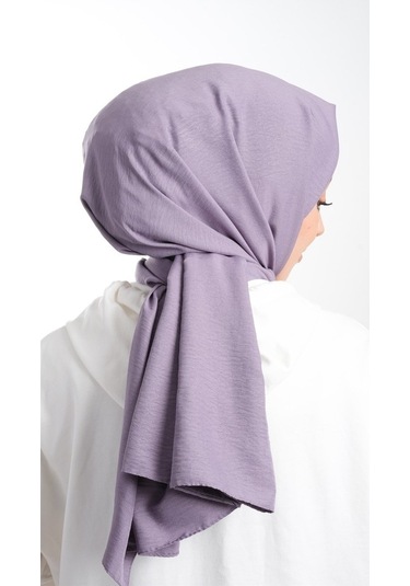 Hürrem Bone 202105_28 Pamuk Düz Klasik Caz Şal Lila