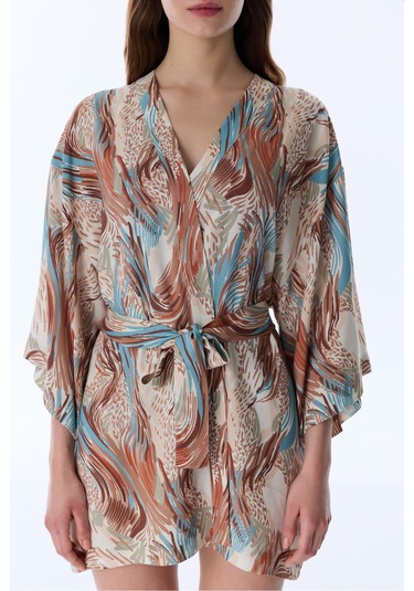 Penti Renkli Janet Kimono Çok Renkli