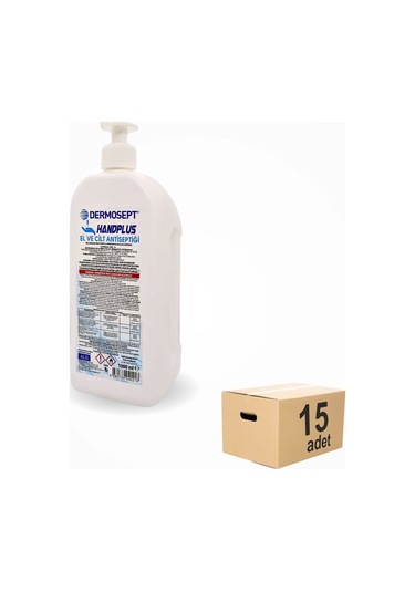 Dermosept Handplus El Ve Cilt Antiseptiği 1000 Ml - 15 Adet 1 Koli