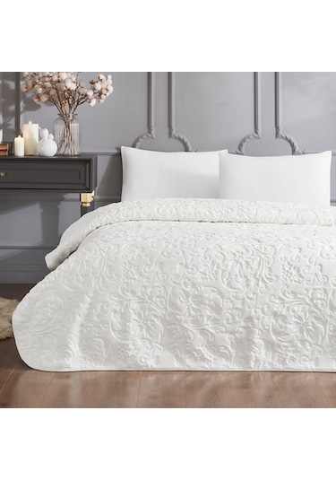 Özdilek Battaniye 155x220 Trendy Art Deco Kemik