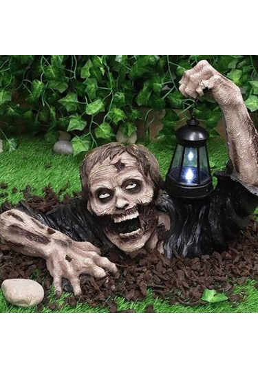 Homyl Sürünen Zombi Cadılar Bayramı Dekorasyonu Bahçe Çok Renkli