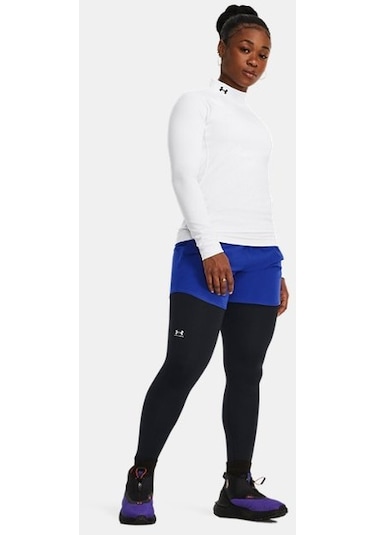 Kadın Ua Authentics Tayt 1368700-001 Siyah - Beyaz