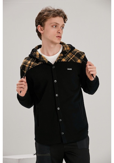 Alexandergardı Ekose Detaylı Düğmeli Sweatshirt E22-61500 001