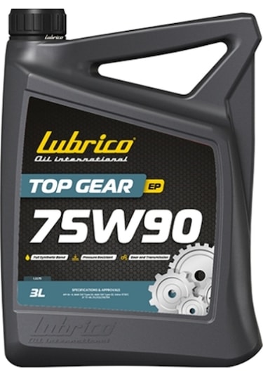Lubrico Top Gear G9 Ep 75w-90 Sentetik Şanzıman Yağı 3 L