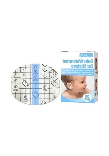 Maoyaya 60 Adet Su Geçirmez Bebek Kulak Yama, Bebek Duş-yüzme Uygun