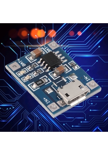 Ma 5v Mini Mikro Usb 1a Tp4056 Lityum Pil Şarj Kartı Şarj Aleti M