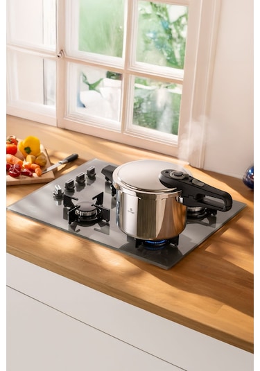 Emsan Fast Cooker Çift Emniyetli Düdüklü Tencere 6 Lt Siyah
