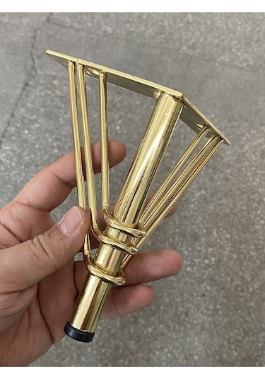 Lno Metal Gold Demir Koltuk Kanepe Ayağı 15cm