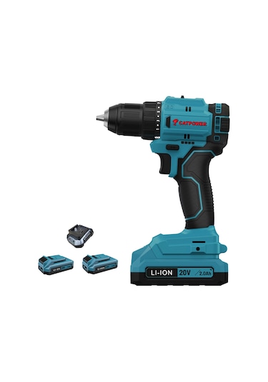 Catpower 4213 20 V 2 Ah Li-ion Çift Akülü Darbeli Vidalama