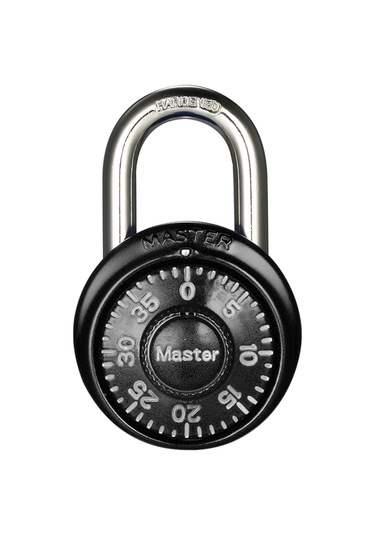 Master Lock Kombinasyon Kilidi Kilitli Sandık Kilidi Depolama Üniteleri Kilidi Valiz Sırt Çantası Kilidi Siyah