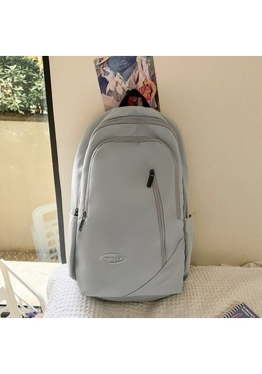 Küçük Lise, Lise, Üniversite Öğrencileri, Basit Ve Büyük Kapasite Çantası Jwol73 Gri
