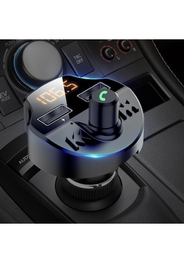 Sones T66 Araç Bluetooth Araç Şarj Cihazı Çakmak Mp3 Çalar Eller Serbest Araç Fm Verici