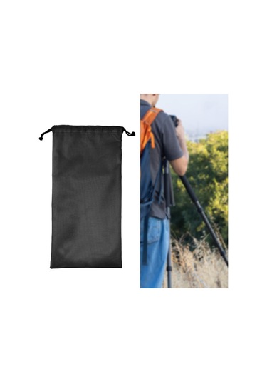 Homyl Bağcıklı Saklama Çantası Hafif Çadır 25cmx80cm Siyah