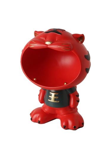 Homyl Anahtar Saklama Kutusu Heykelcik Şeker Çanak Kase Ev Yeni 23x18x33cm