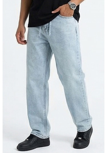 Bigdart Erkek Rahat Kesim Baggy Jean Pantolon 30075 - Mavi