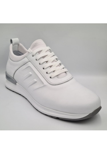 Libero 4195 Beyaz Hakiki Deri Erkek Günlük Casual Sneaker