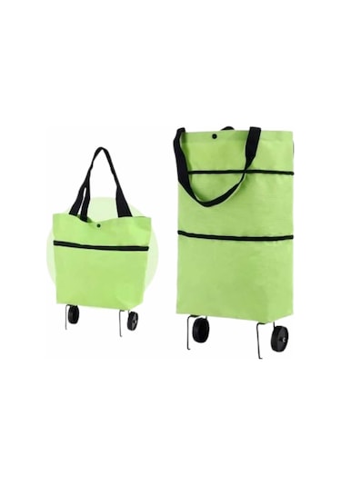 Vintessy Katlanabilir Alışveriş Çantası Neon Yeşil