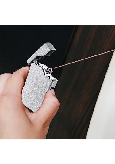 Techbloom Golden Frosted Rüzgar Geçirmez Çift Ark Çakmak Usb C Şarjlı Çakmak Maça Ası Tasarımı Kamp Hediye Altın