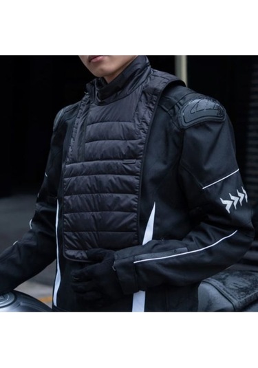 Motoanl Motosiklet Rüzgar Geçirmez Polar Boyunluk Siyah