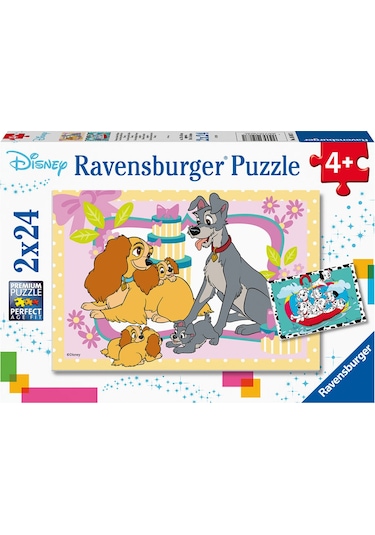 Ravensburger 2x24 Parça Puzzle Wd Favori Hayvanlar Rpk050871
