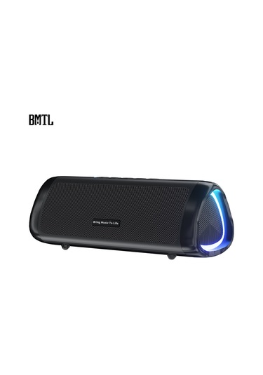 Ximistore9 Siyah 20w Taşınabilir Bluetooth Hoparlör - Ipx6 Su Geçirmez, 12 Saat Çalma Süresi, Renkli Led Işık, Derin Bass, Bt 5.3