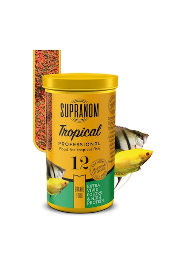 Supranom Tropical Balık Yemi Ganul Food 250ml 12