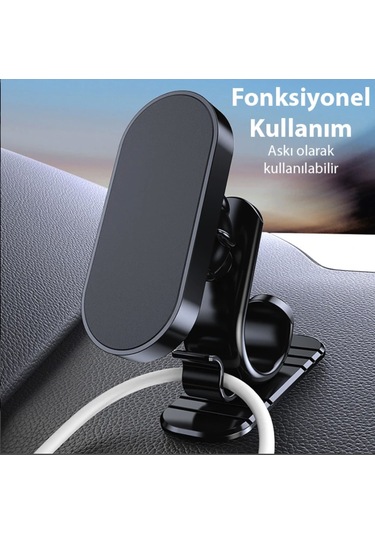 Torpido Üstü Mıknatıslı Çok Güçlü Telefon Tutucu Fiat Renault Opel Peugeot Uyumlu