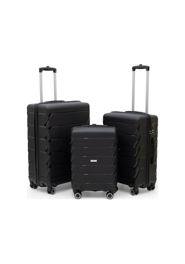 Copella Üçlü Pp Polipropilen&kırılmaz 3'lü Valiz Seti Kırmızı