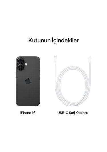 Apple iPhone 16 128 GB (Apple Türkiye Garantili)