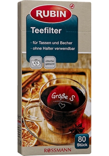 Rossmann Rubin Çay Filtresi S 80'li