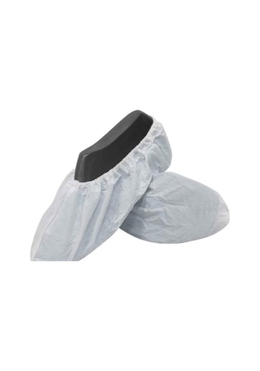 Nonwoven Tela Beyaz Galoş 100 Adet (50 Çift)