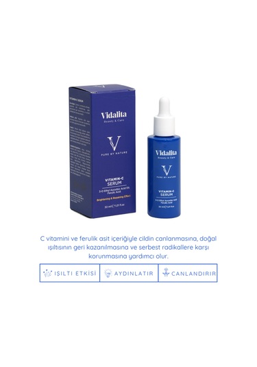 Vidalita Beauty & Care C Vitamini Aydınlatıcı & Ton Eşitleyici Serum 30 ML