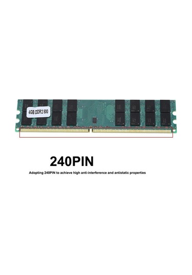 Springsun Ddr2 Masaüstü Bellek Çubuğu 240pin 4gb Ram 800mhz Veri İletim Devre Modülü Kartı Amd Anakartlar İçin Yedek